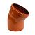 Купить отвод канализационный 110*30 рыжий, россия. в Иваново магазин сантехники Суперстрой
