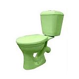 Купить компакт-унитаз виктория салатовый крап, santeri. в Иваново магазин сантехники Суперстрой