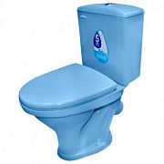 Купить компакт-унитаз вест голубой, santeri. в Иваново магазин сантехники Суперстрой