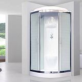 Купить душевая кабина royal rb 100hk6-wc-ch, 100*100*217,нп мс,белая задняя стенка в Иваново магазин сантехники Суперстрой