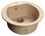 Купить мойка кухонная керамогранит rondo gf-r500 (песочная 302),granfest. в Иваново магазин сантехники Суперстрой