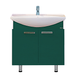 Купить тумба джулия - 85  зеленая, misty. в Иваново магазин сантехники Суперстрой