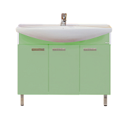 Купить тумба джулия -105  салатовая,misty. в Иваново магазин сантехники Суперстрой