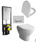 Купить комплект zentrum 9012в003-7206 сиденье микролифт,инсталляция,vitra. в Иваново магазин сантехники Суперстрой