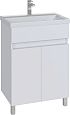 Купить тумба квадро 60, б/ящ, белый, sanstar в Иваново магазин сантехники Суперстрой