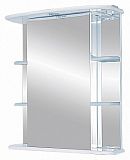 Купить зеркало-шкаф магнолия-55   (свет) лев.,misty в Иваново магазин сантехники Суперстрой