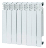 Купить радиатор биметаллический в500 7сек, remsan в Иваново магазин сантехники Суперстрой