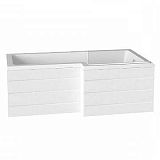 Купить ванна акриловая эсте 1700*850 с экраном правая, bas. в Иваново магазин сантехники Суперстрой