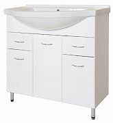 Купить тумба эльбрус-80/2 ящ,+ рак. эльбрус-80, aqualine. в Иваново магазин сантехники Суперстрой