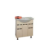 Купить тумба жасмин - 76 , 2 ящ.  беж.,misty. в Иваново магазин сантехники Суперстрой