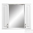 Купить зеркало-шкаф кармела-85/с,ольха белая,stella polar. в Иваново магазин сантехники Суперстрой