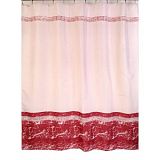 Купить шторка для ванны 180*200 без колец розовая 1180(454095),zalel. в Иваново магазин сантехники Суперстрой