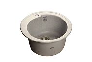 Купить мойка кухонная керамогранит rondo gf-r450 (серая), granfest. в Иваново магазин сантехники Суперстрой