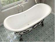 Купить ванна из литьевого мрамора бостон 180х74 см эстет(россия) в Иваново магазин сантехники Суперстрой