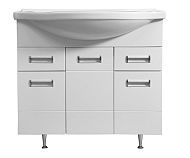 Купить тумба фиора-105,2ящика+раковина элеганс-105,stella polar. в Иваново магазин сантехники Суперстрой