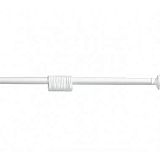 Купить карниз для ванны телескопический 110-200 белый, zalel. в Иваново магазин сантехники Суперстрой