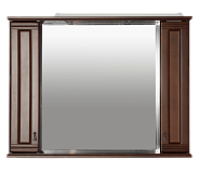 Купить зеркало-шкаф рим -105,с 2-мя шкаф,орех, misty. в Иваново магазин сантехники Суперстрой