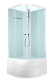 Купить душевая кабина domani spa eko high 99 без крыши, 90*90 вп см-белая задняя стенка в Иваново магазин сантехники Суперстрой