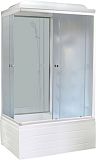 Купить душевая  кабина royal rb 8100bp6-wс-ch(100*80)r,вп пс,белая задняя стенка в Иваново магазин сантехники Суперстрой