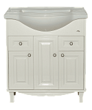 Купить тумба шармель-80 2 ящ., светло-беж.+рак. kirovit. в Иваново магазин сантехники Суперстрой