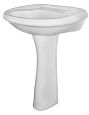 Купить раковина на пьедестале воротынск крап на белом, без отверстия, воротынск. в Иваново магазин сантехники Суперстрой