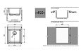 Купить мойка кухонная керамогранит gf-p505 (белая 331),granfest. в Иваново магазин сантехники Суперстрой