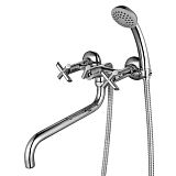 Купить смеситель для ванны 7551c practica ,lemark. в Иваново магазин сантехники Суперстрой