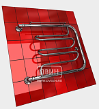 Купить водяной полотенцесушитель dw с полочкой 60*60, двин. в Иваново магазин сантехники Суперстрой