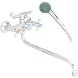 Купить смеситель для ванны с душем qfr7-a827, g-lauf. в Иваново магазин сантехники Суперстрой