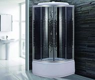 Купить душевая кабина 100*100 ng-7509-14 вп, мозайка,тс, niagara в Иваново магазин сантехники Суперстрой