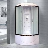 Купить душевая кабина royal bath rb 100bk3-wc-ch,100*100*217,bп мс,белая задняя стенка в Иваново магазин сантехники Суперстрой