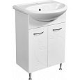Купить тумба фантазия-55 белый+раковина уют,stella polar. в Иваново магазин сантехники Суперстрой