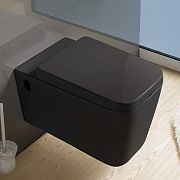 Купить унитаз подвесной mln-в2370в черный, melana. в Иваново магазин сантехники Суперстрой