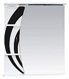 Купить зеркало - шкаф каролина - 60   прав. (свет) черное (стекло),misty. в Иваново магазин сантехники Суперстрой