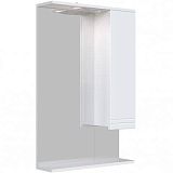 Купить зеркальный шкаф мира 60 п, 1/дв, белый, sanstar в Иваново магазин сантехники Суперстрой