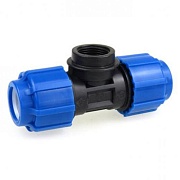 Купить тройник пнд 32*3/4" внутренняя резьба, россия. в Иваново магазин сантехники Суперстрой