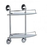 Купить полочка двухъярусная нв1607-2, haiba. в Иваново магазин сантехники Суперстрой