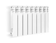 Купить радиатор алюминиевый оазис 350/80 12 сек, oasis. в Иваново магазин сантехники Суперстрой