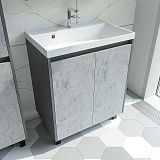 Купить тумба кибела-70 цемент+ раковина classica-70, stella polar. в Иваново магазин сантехники Суперстрой