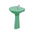 Купить раковина на пьедестале соната крап на салатовом, воротынск. в Иваново магазин сантехники Суперстрой