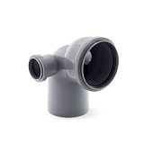 Купить отвод пвх 110*50*90 левый, россия. в Иваново магазин сантехники Суперстрой