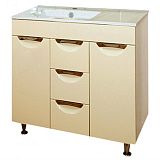 Купить тумба кристи-105 центральная бежевая,misty. в Иваново магазин сантехники Суперстрой