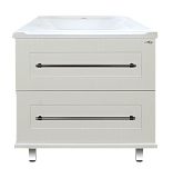 Купить тумба марта-80 белая + раковина evva-80, misty. в Иваново магазин сантехники Суперстрой