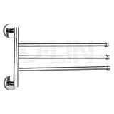 Купить полотенцедержатель поворотный тройной d254100, d-lin. в Иваново магазин сантехники Суперстрой