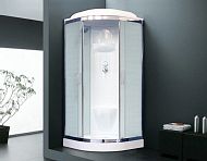 Купить душевая кабина royal bath rb 90hk6-wc-ch, 90*90*217,нп мс,белая задняя стенка в Иваново магазин сантехники Суперстрой