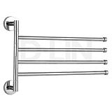 Купить полотенцедержатель поворотный четверной d255100, d-lin. в Иваново магазин сантехники Суперстрой