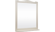 Купить зеркало версаль 105  (в рамке с полочкой) слоновая кость good door. в Иваново магазин сантехники Суперстрой