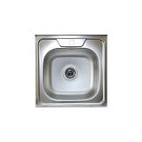 Купить мойка накладная 50*50 (0,4мм), турция. в Иваново магазин сантехники Суперстрой