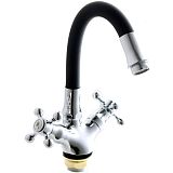 Купить смеситель а4419-в7260 для кухни, силиконовый излив черный, fashum. в Иваново магазин сантехники Суперстрой