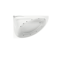 Купить ванна акриловая милан 1700*1100 левая c гидромассажем, bas. в Иваново магазин сантехники Суперстрой